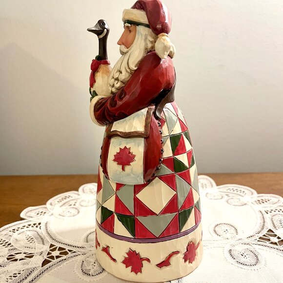 "Jim Shore" Heartwood Creek, 2010 Santa holding Canada Goose #4017648 - Picture 2 of 8